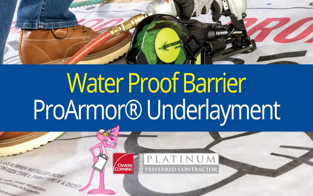 Water Proof Barrier ProArmor Synthetic Underlayment by Owens Corning